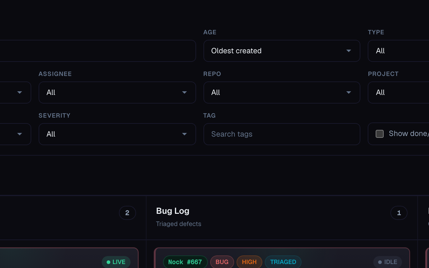 Nock Command work queue